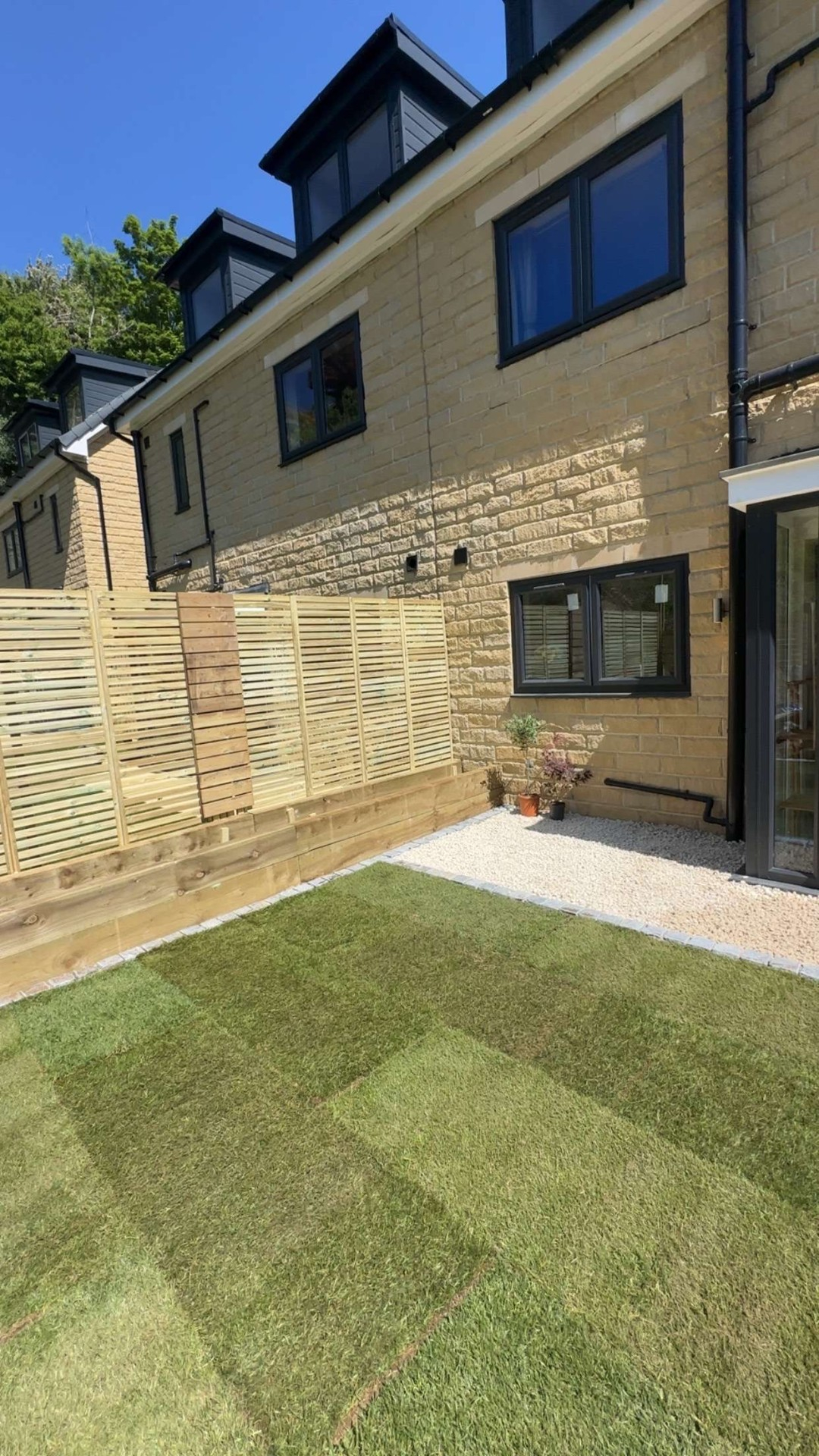 Professional construction and landscaping work